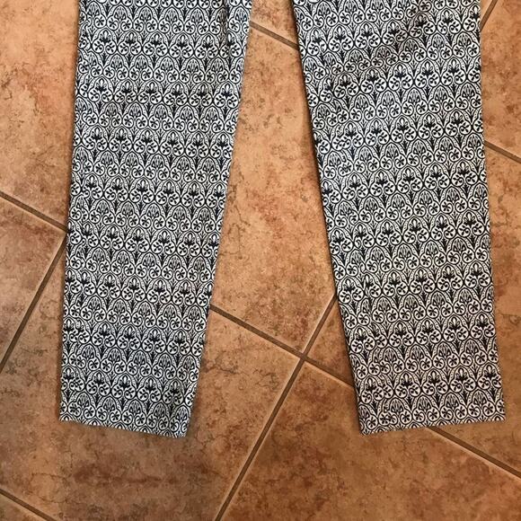 Tory Burch 0 black white high rise work pant - Picture 3 of 7